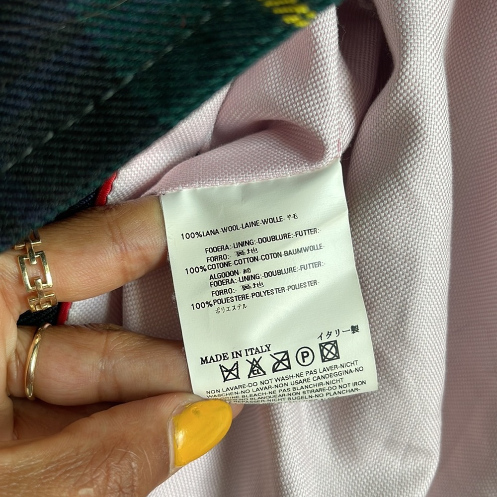 Dsquared2 Wool Tartan Short Trench Coat - Picture 15 of 16